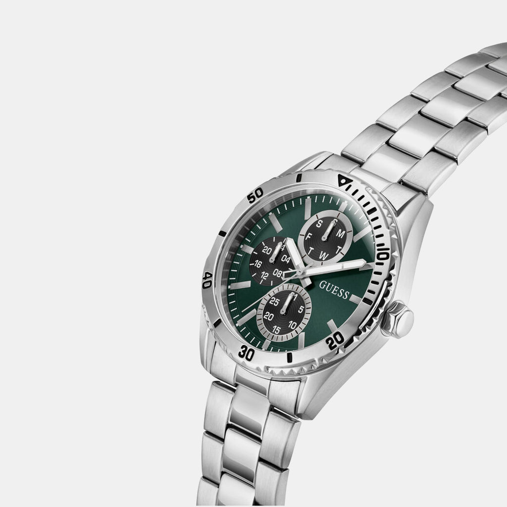 Men Quartz Green Dial Chronograph Stainless Steel Watch GW1061G1