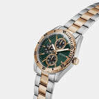 Men Quartz Green Dial Chronograph Stainless Steel Watch GW1061G6