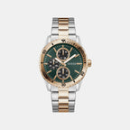 Men Quartz Green Dial Chronograph Stainless Steel Watch GW1061G6