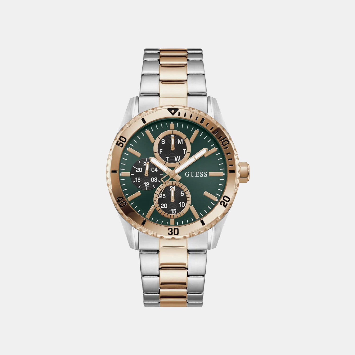 Men Quartz Green Dial Chronograph Stainless Steel Watch GW1061G6