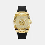 Phoenix Men Quartz Champagne Dial Analog Silicone Watch GW1066G2
