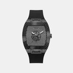 Gt Phoenix Men Quartz Black Dial Analog Silicone Watch Gw1066G3