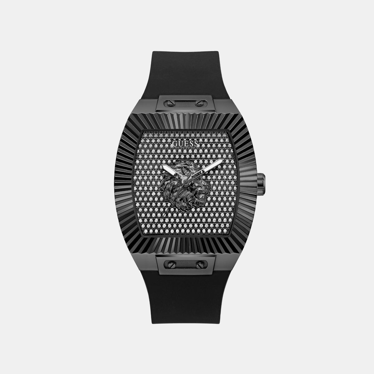 Gt Phoenix Men Quartz Black Dial Analog Silicone Watch Gw1066G3