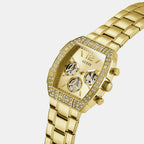 Men Quartz Gold Dial Chronograph Stainless Steel Watch GW1068G2