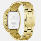 Men Quartz Gold Dial Chronograph Stainless Steel Watch GW1068G2