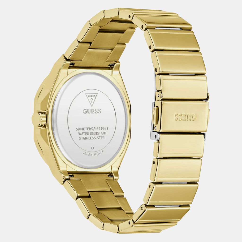 Women Quartz Gold Dial Analog Stainless Steel Watch GW1070G2