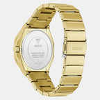 Women Quartz Gold Dial Analog Stainless Steel Watch GW1070G2