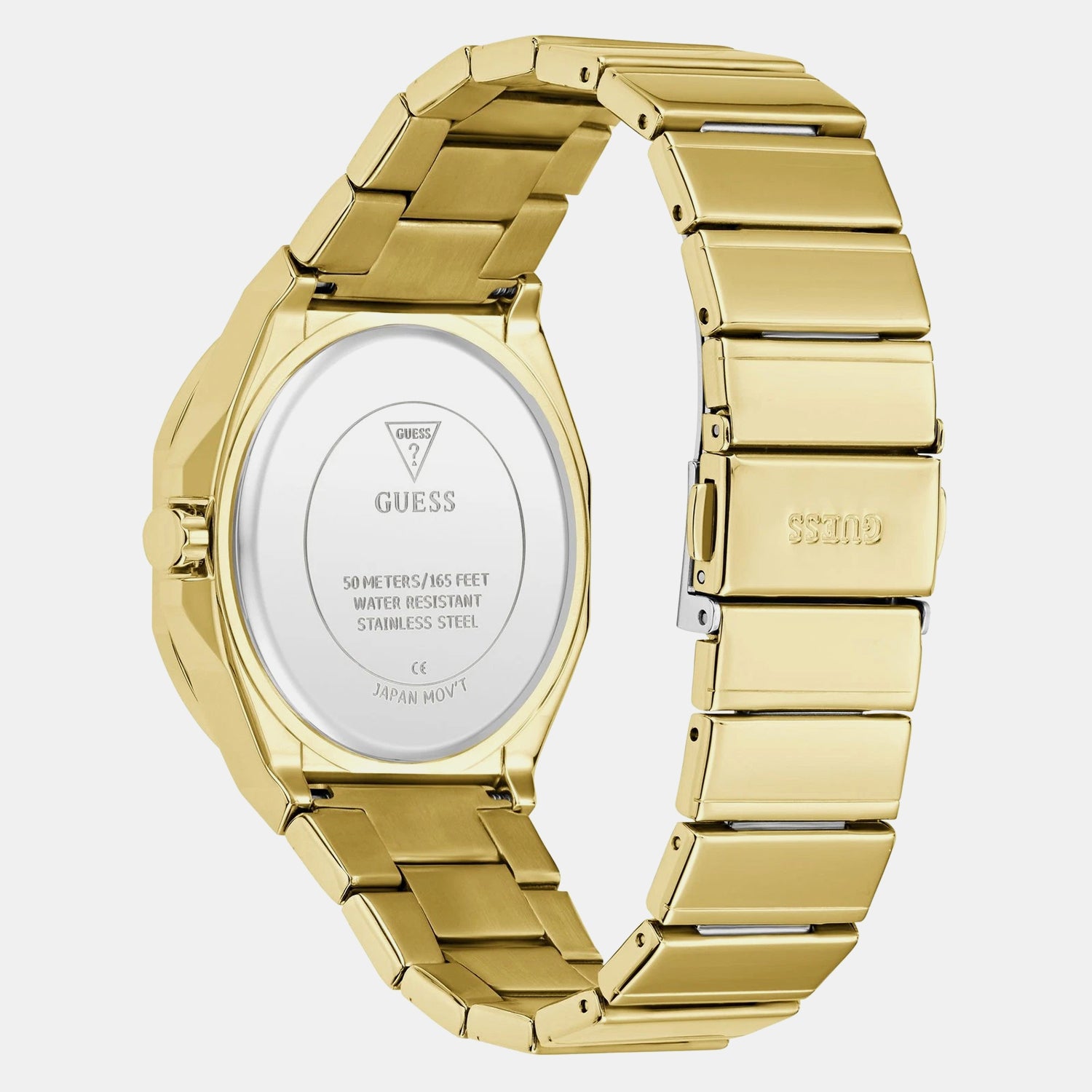 Women Quartz Gold Dial Analog Stainless Steel Watch GW1070G2