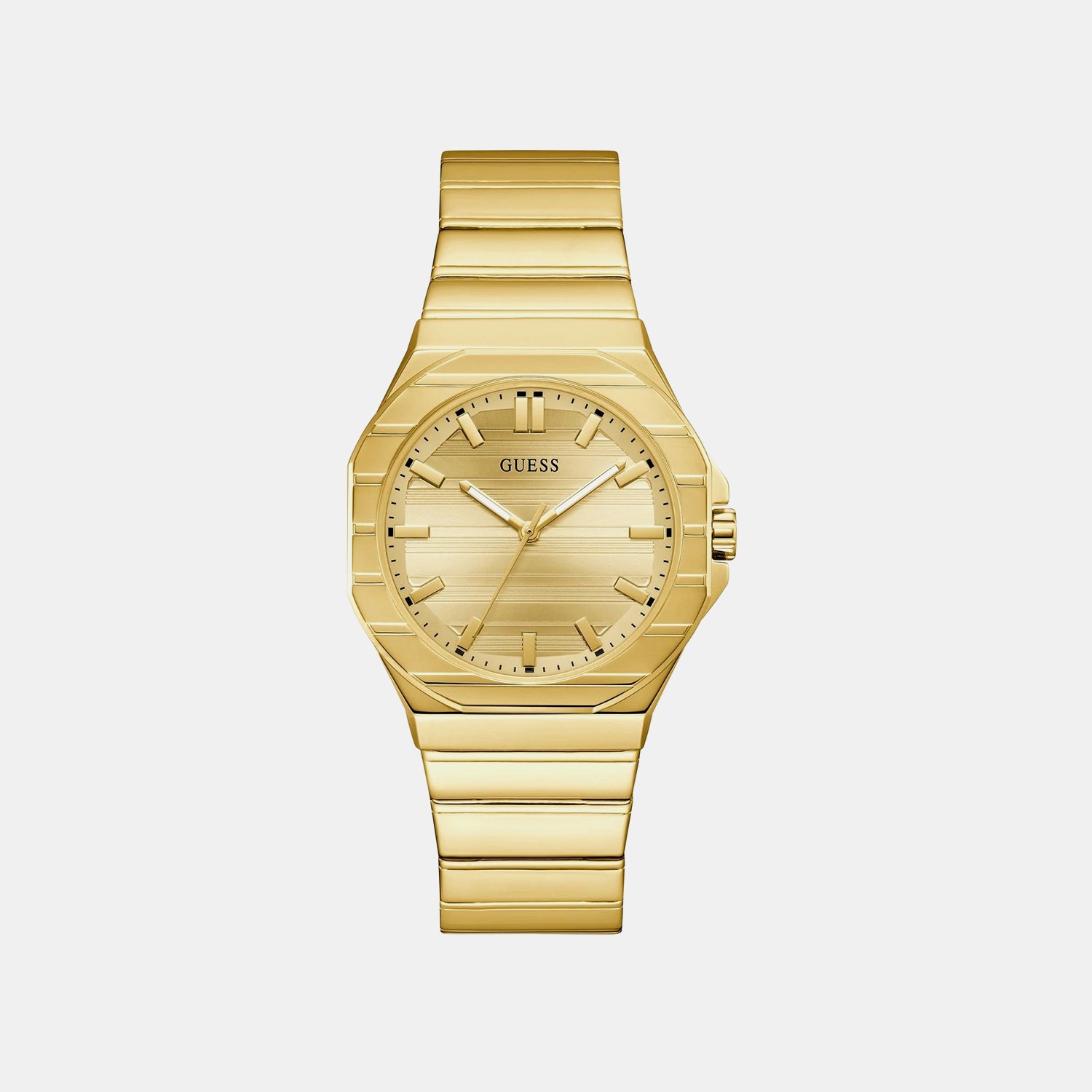 Women Quartz Gold Dial Analog Stainless Steel Watch GW1070G2