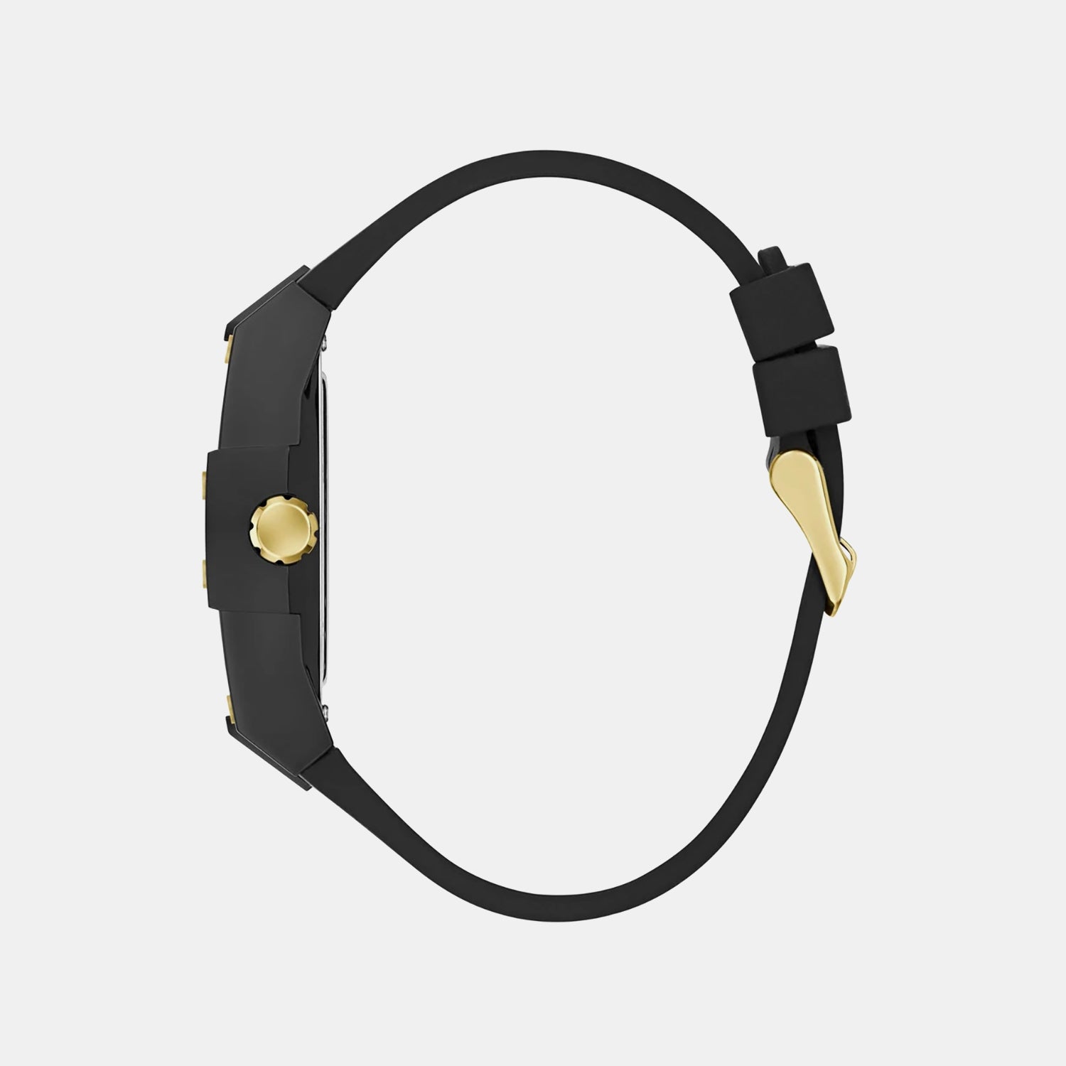 Phoenix Men Quartz Black Dial Analog Silicone Watch GW1072G2