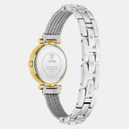 Women Quartz Green Dial Analog Mesh Watch GW1076L3