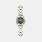 Blair Women Quartz Green Dial Analog Stainless Steel Watch GW1082L7