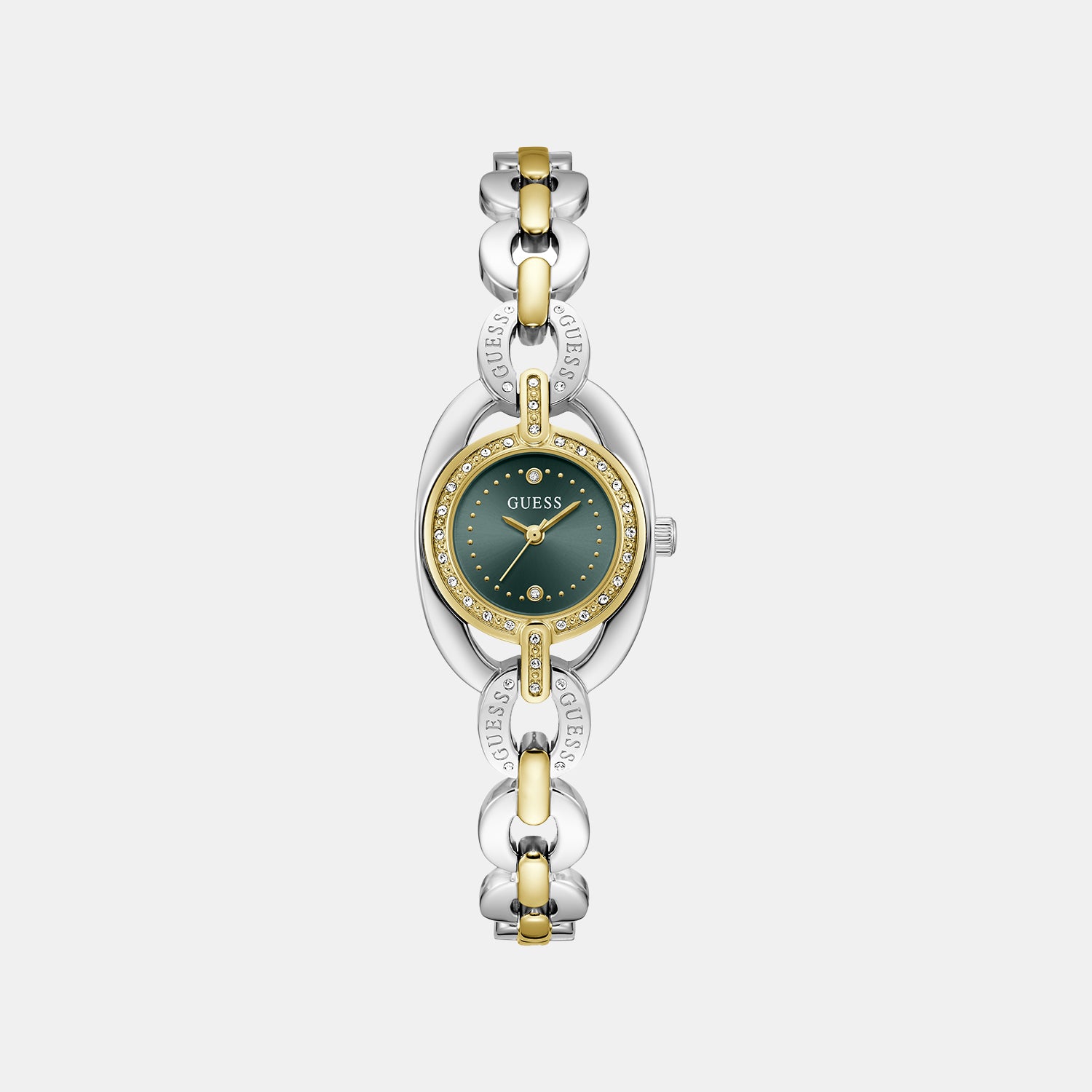 Blair Women Quartz Green Dial Analog Stainless Steel Watch GW1082L7