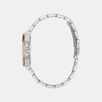 Empress Women Quartz Silver Dial Analog Stainless Steel Watch GW1095L5