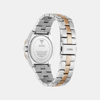 Empress Women Quartz Silver Dial Analog Stainless Steel Watch GW1095L5