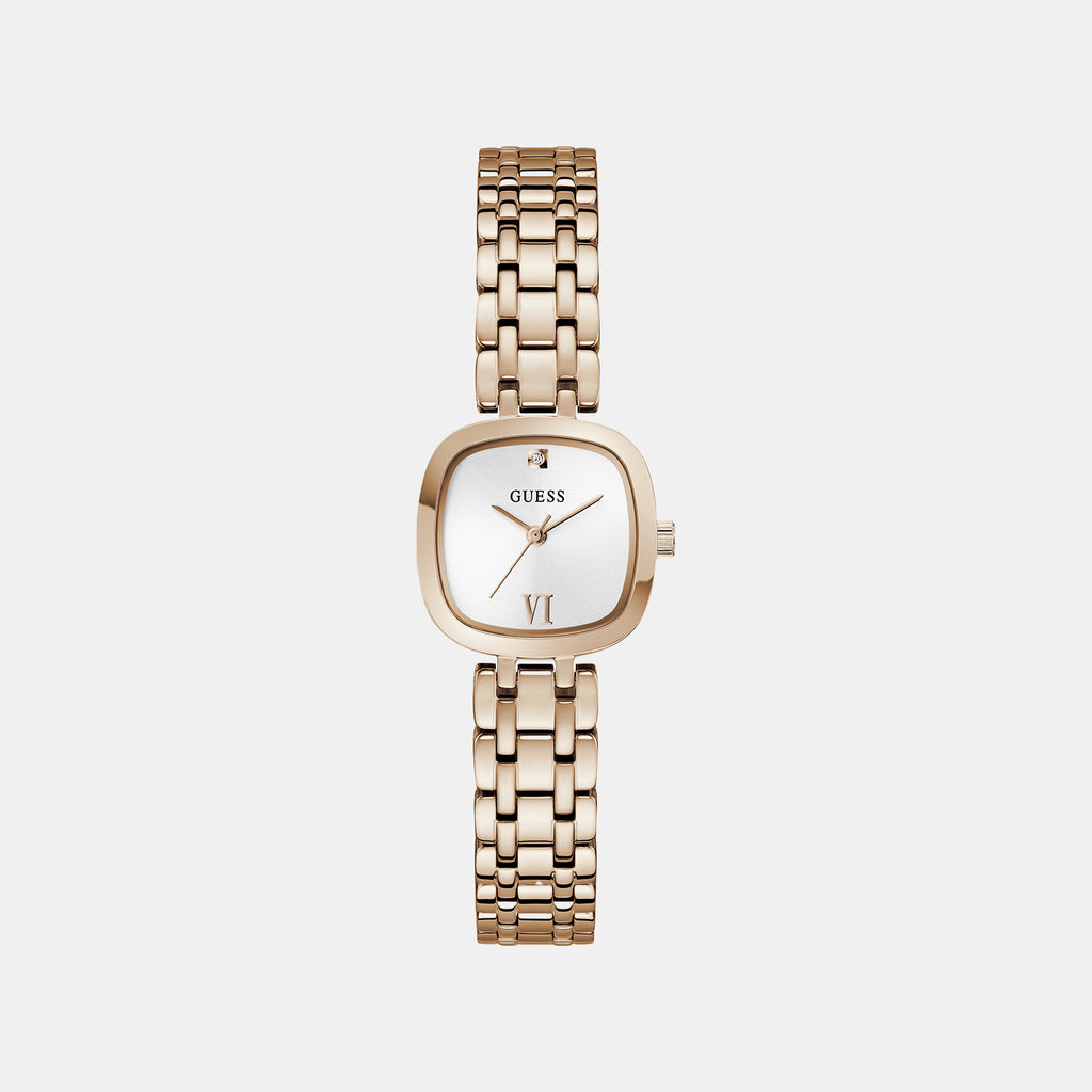 Hazel Women Quartz White Dial Analog Stainless Steel Watch GW1098L4