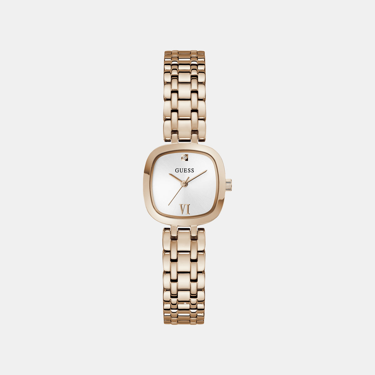 Hazel Women Quartz White Dial Analog Stainless Steel Watch GW1098L4