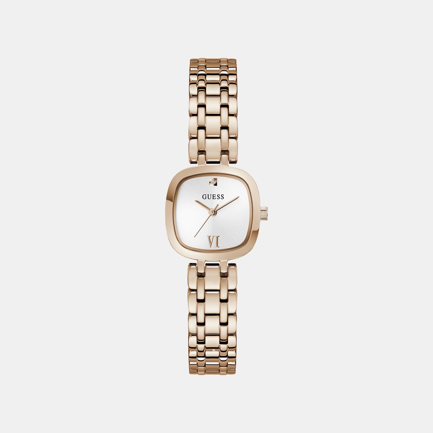 Hazel Women Quartz White Dial Analog Stainless Steel Watch GW1098L4