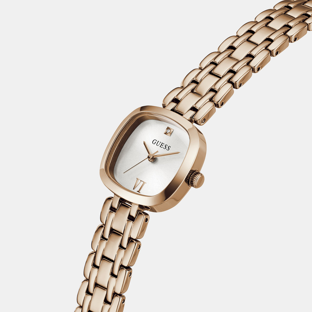 Hazel Women Quartz White Dial Analog Stainless Steel Watch GW1098L4
