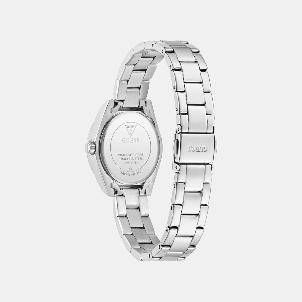 Mini Luna Men Quartz Blue Dial Analog Stainless Steel Watch GW1100L1