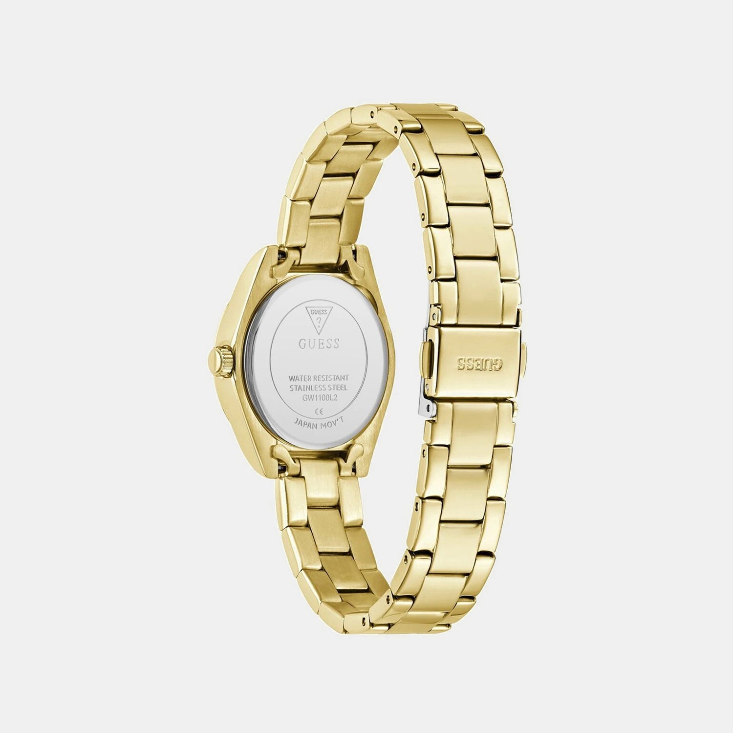 Women Quartz Green Dial Analog Stainless Steel Watch GW1100L2