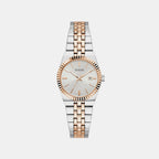 Dress Women Quartz Silver Dial Analog Stainless Steel Watch GW1101L5