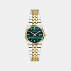 Vera Women Quartz Green Dial Analog Stainless Steel Watch GW1102L3
