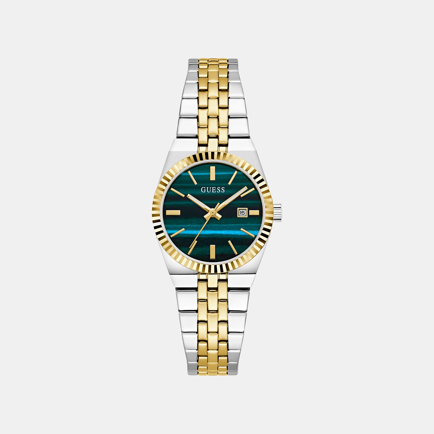 Vera Women Quartz Green Dial Analog Stainless Steel Watch GW1102L3