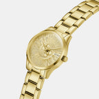 Iconic Women Quartz Champagne Dial Analog Stainless Steel Watch GW1108L2