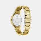 Iconic Women Quartz Champagne Dial Analog Stainless Steel Watch GW1108L2
