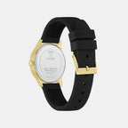 Celestial Women Quartz Black Dial Analog Silicone Watch GW1109L2