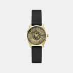 Celestial Women Quartz Black Dial Analog Silicone Watch GW1109L2