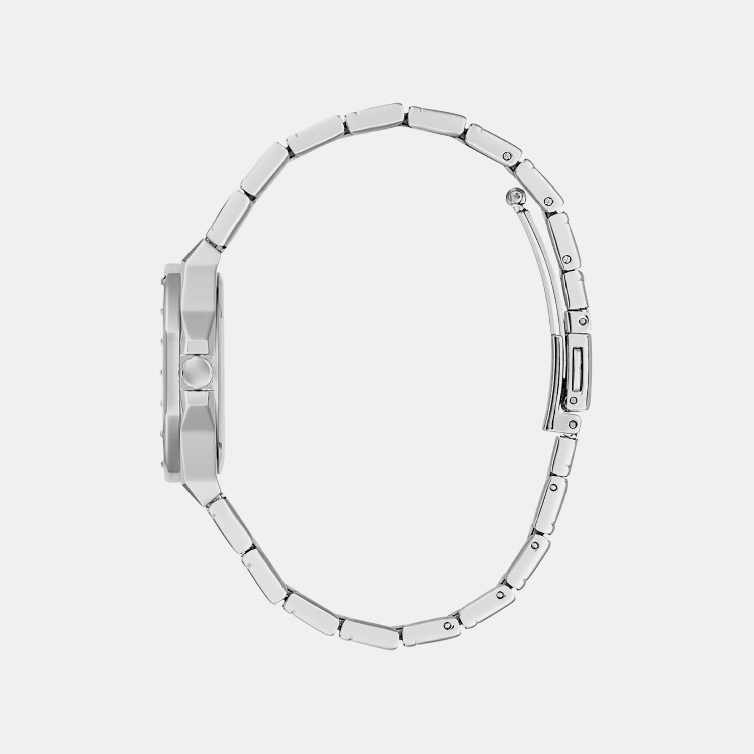 Dress Women Quartz Silver Dial Analog Stainless Steel Watch GW1110L1