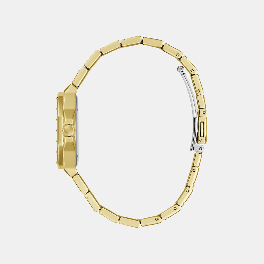 Dress Women Quartz Champagne Dial Analog Stainless Steel Watch GW1110L2