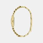 Women Quartz Gold Dial Analog Stainless Steel Watch GW1112L2