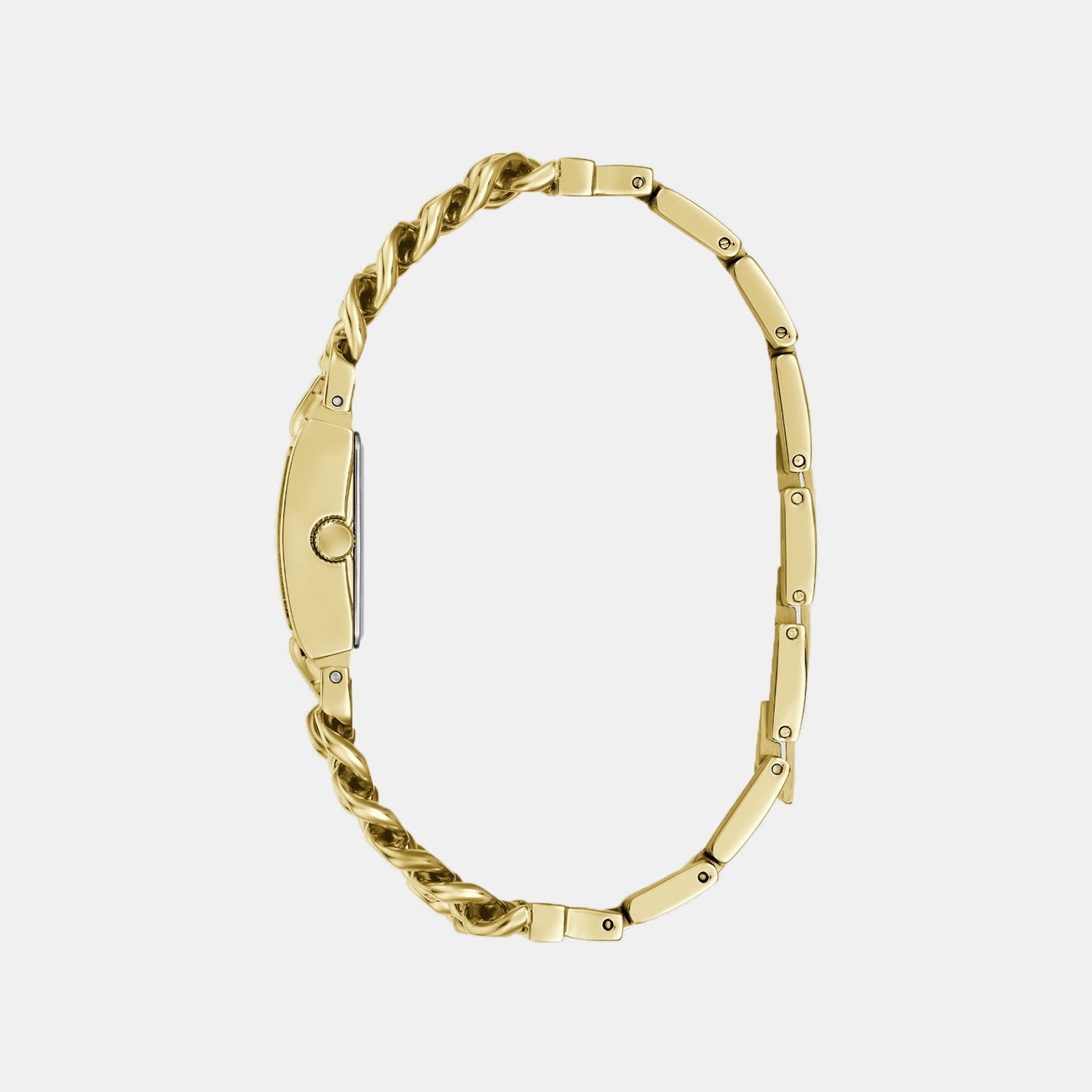 Women Quartz Gold Dial Analog Stainless Steel Watch GW1112L2