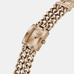 Iconic Women Quartz Rose Gold Dial Analog Stainless Steel Watch GW1112L4
