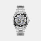 Men Automatic Black Dial Analog Stainless Steel Watch GW1123G1