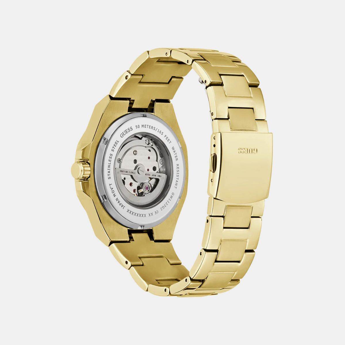 Men Automatic Green Dial Multi-Function Stainless Steel Watch GW1123G2