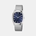 Women Quartz Blue Dial Analog Mesh Watch GW1124G1
