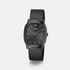 Men Quartz Black Dial Analog Mesh Watch GW1124G3