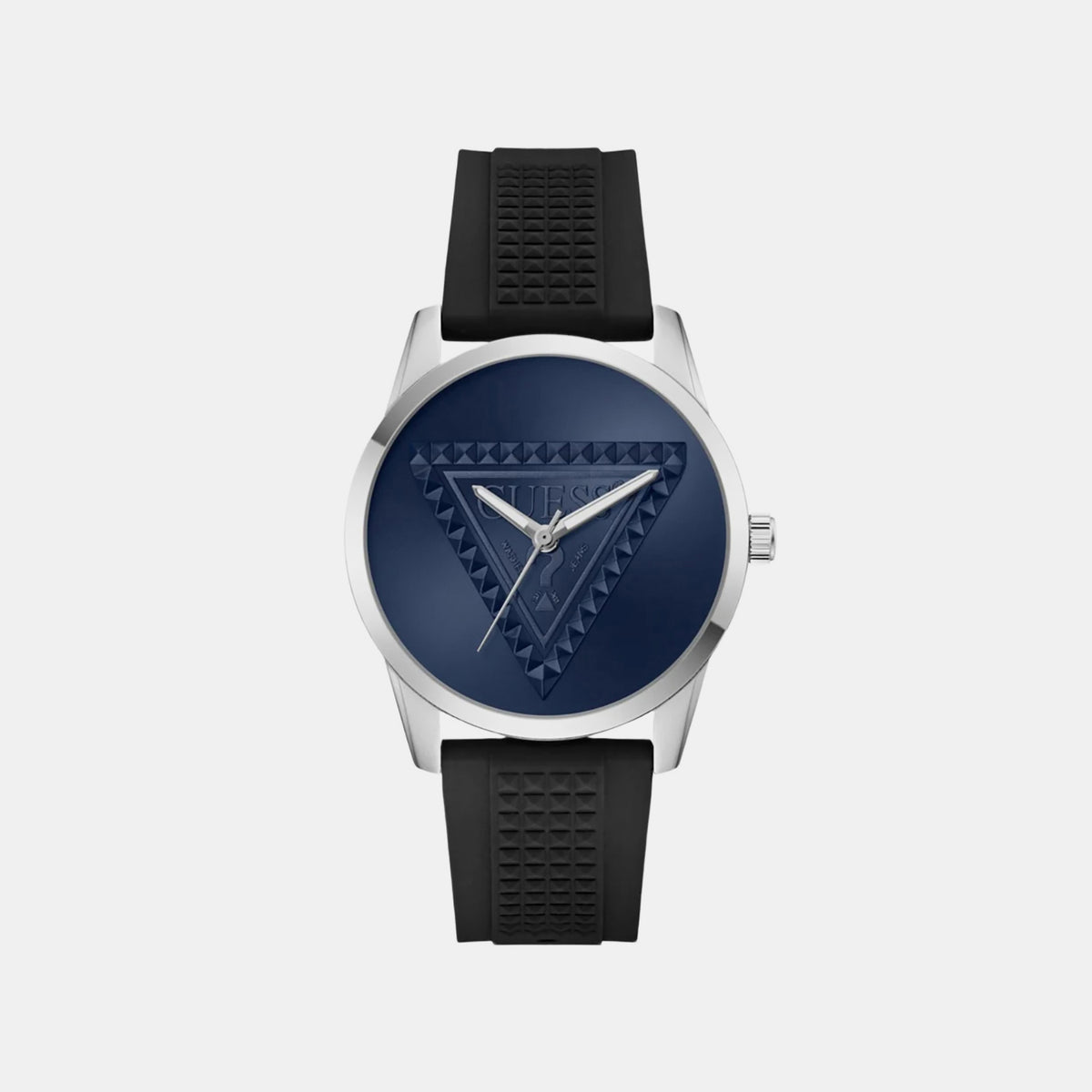 Men Quartz Blue Dial Analog Silicone Watch GW1143G1