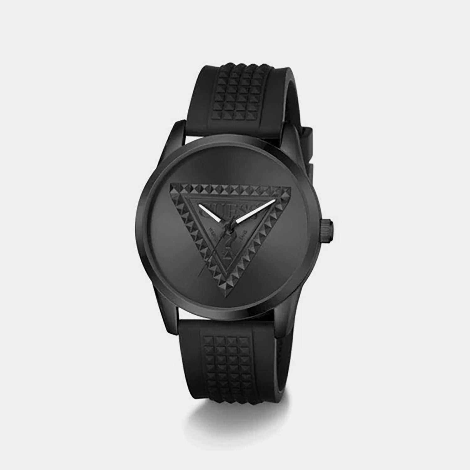 Men Quartz Black Dial Analog Silicone Watch GW1143G3
