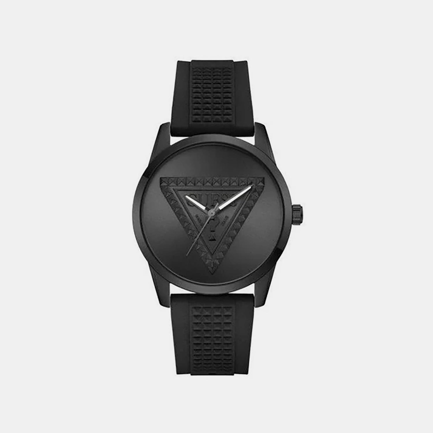 Men Quartz Black Dial Analog Silicone Watch GW1143G3