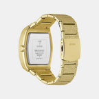 Men Quartz Gold Dial Multifunction Stainless Steel Watch GW1148G2