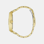 Men Quartz Gold Dial Multifunction Stainless Steel Watch GW1148G2