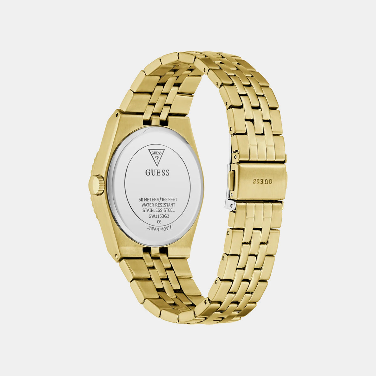 Dress Women Quartz Champagne Dial Analog Stainless Steel Watch GW1153G2