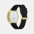 Sport Men Quartz Black Dial Chronograph Silicone Watch GW1155G2