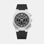 Geome Sport Men Quartz Black Dial Chronograph Silicone Watch
