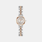 Women Quartz Silver Dial Analog Stainless Steel Watch GW0994L5